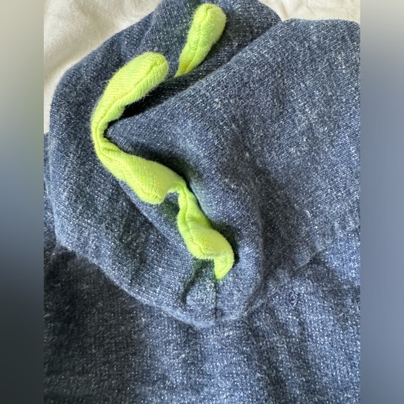 Carters dinosaur hooded, long sleeve onesie, 18 month, blue - Picture 3 of 6